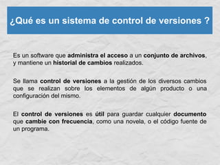 [ES] Control de versiones con subversion | PDF