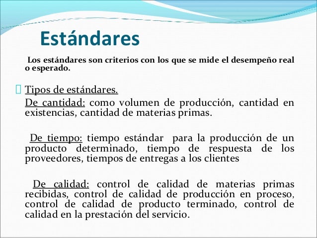 El control