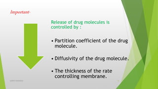 Control drug delivery system | PPTX