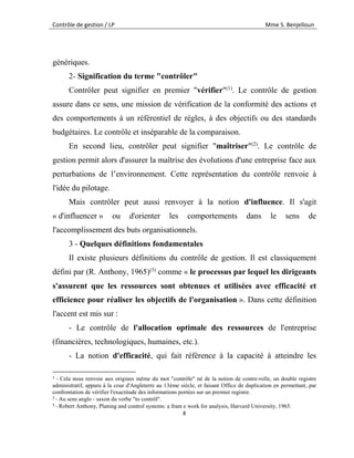 Controle gestion | PDF