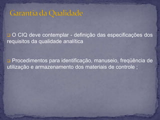  Programa de controle interno 