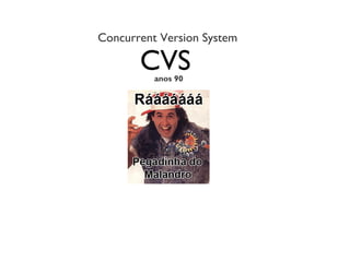 Concurrent Version System

       CVSanos 90
 
