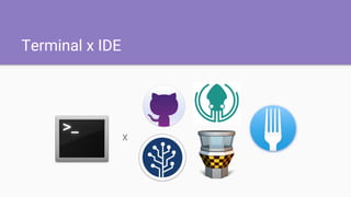 Terminal x IDE
X
 