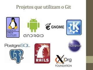 Projetos que utilizam o Git
 