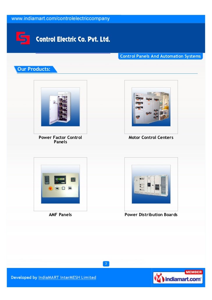 Control Electric Company Private Limited, Noida, Control Panels