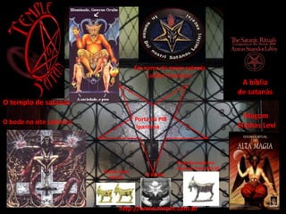 Em nome do nosso satanás
                                            Lucifer! Exccelso!
                                                                               A bíblia
                                                                              de satanás
O templo de satanás

                                        Porta da PIB                            Maçom
O bode no site satânico
                                        Ipanema                               Eliphas Levi



                                                       Pingente maçônico
                                                       Bode de Prata R$5,00
                          Button Bode
                            R$5,00
                                            O diabo




                                http://www.mrpin.com.br
 