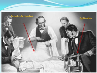 Se os germes estão numa ferida, sua disseminação deve ser impedida