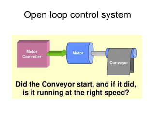 Open loop control system
 