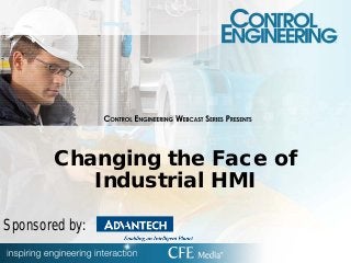 Changing the Face of
Industrial HMI
Sponsored by:
 