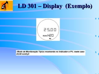 LD 301 – Display (Exemplo)
LD 301 – Display (Exemplo)
 