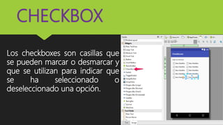Controles basicos de android studio | PPTX