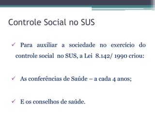Controle social