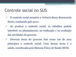 Controle social
