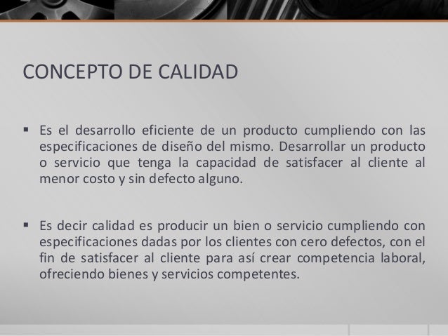 Control estadistico de la calidad conceptos