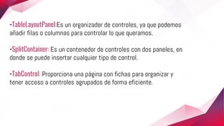 Controles y datos de visual basic | PPTX