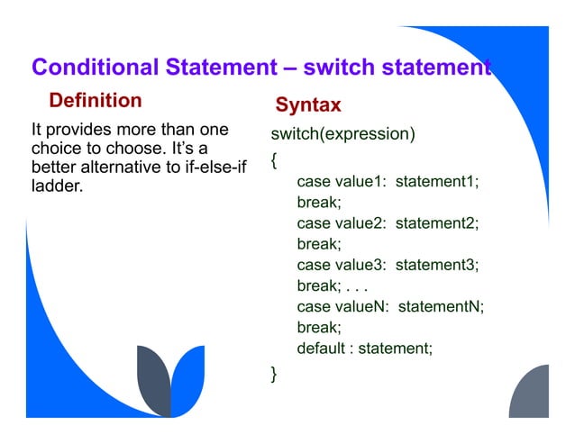 CONTROL FLOW STRUCTURE IN JAVA LANG.pdf