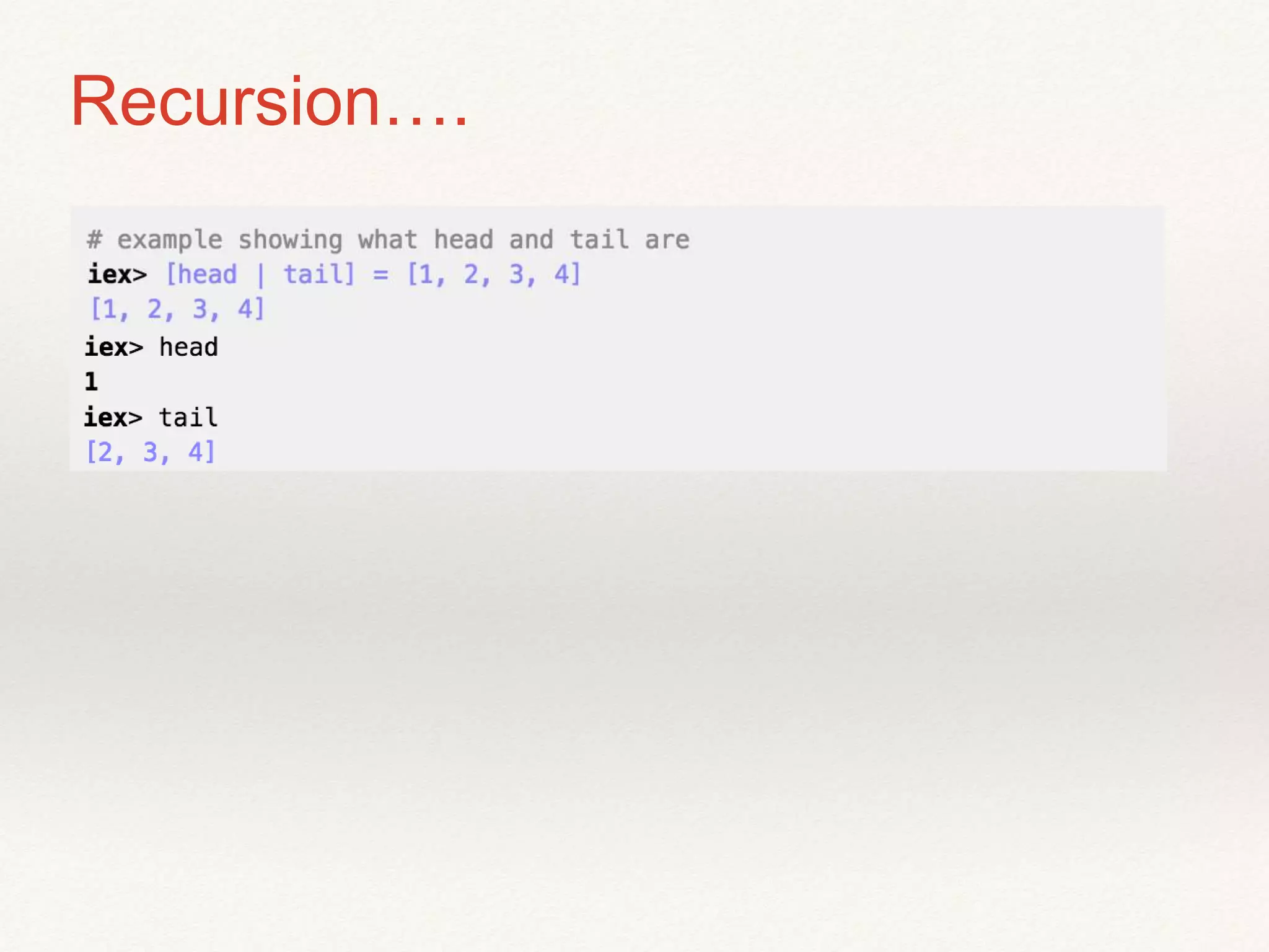 Recursion….
 