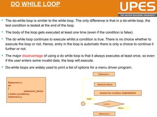 Control flow stataements | PPT