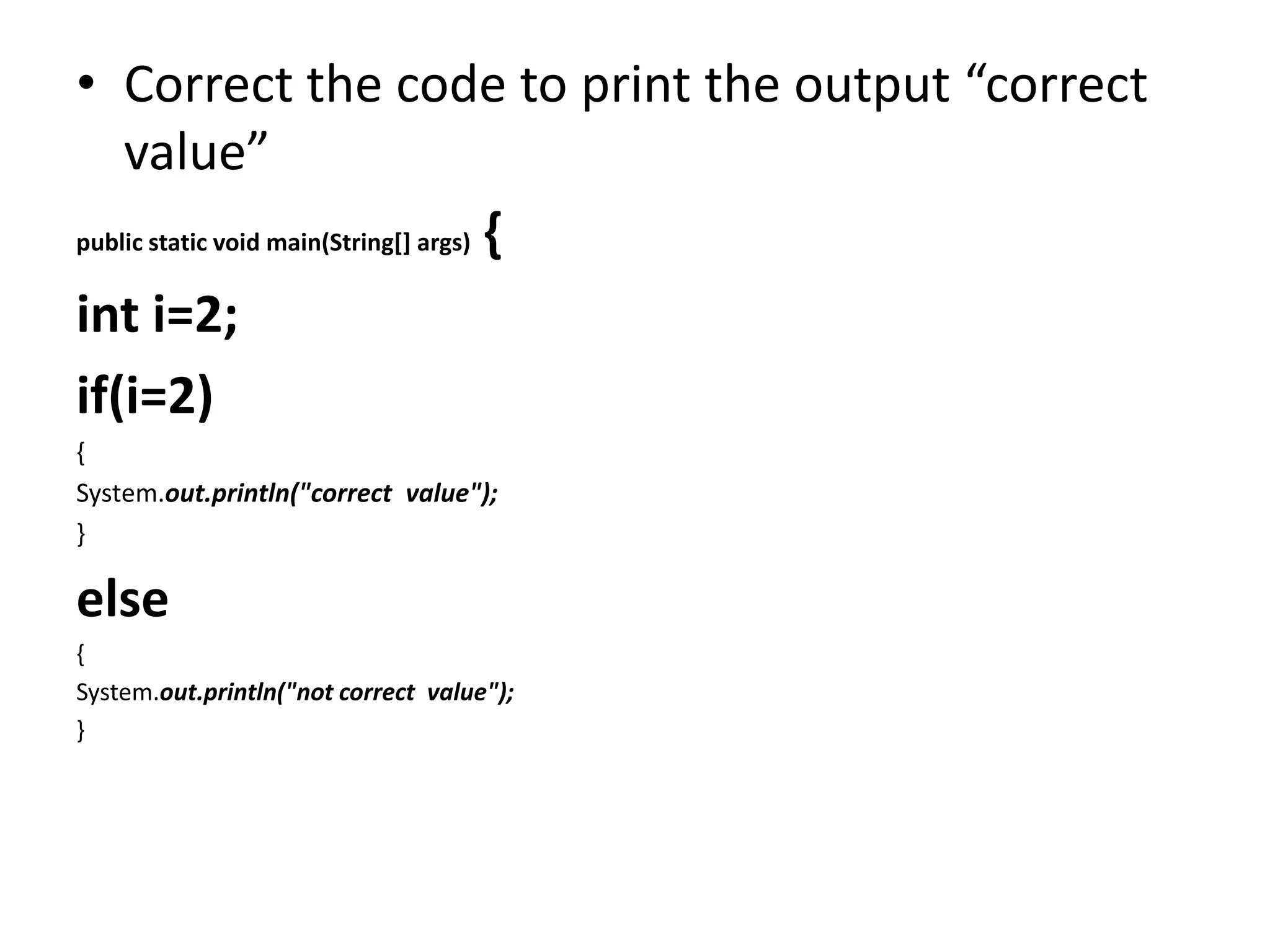 Control flow statements in java | PPT