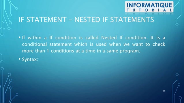 Control Flow Statements | PPTX