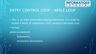 Control Flow Statements | PPT