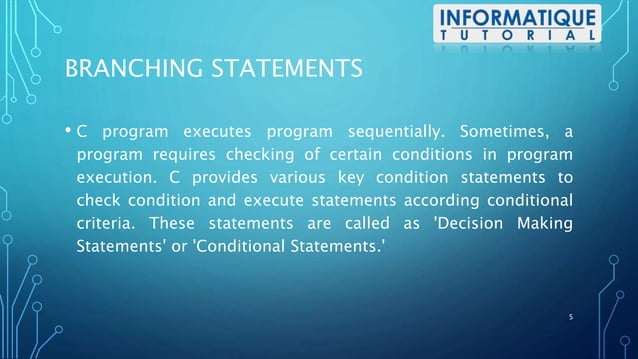 Control Flow Statements | PPTX