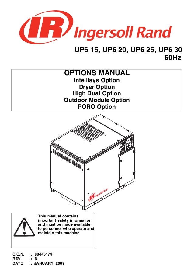 Ingersoll Rand Generator Intellisys Controller Manual
