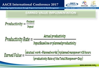 23
EARNED VALUE IMPLEMENTATION
 