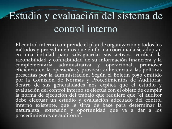 Control interno