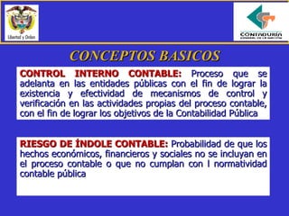 Control Interno Contable Control Interno Contable | PPT