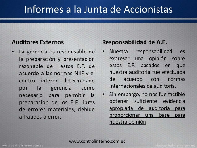 Control Interno Y Auditoria Externa