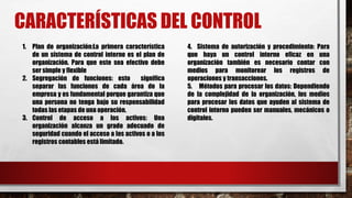 Control interno y auditoria informatica | PPTX