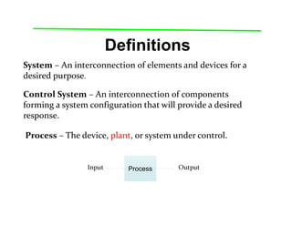 Comprehensive Introduction to Control Systems: Concepts, Types, and ...