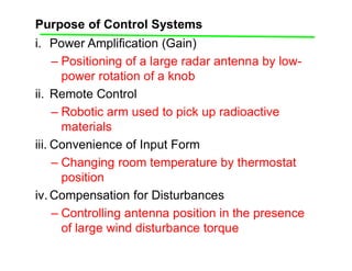 Comprehensive Introduction to Control Systems: Concepts, Types, and ...