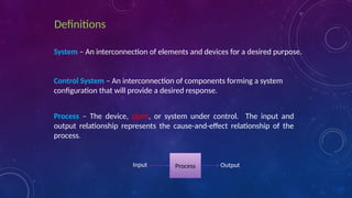 Comprehensive Control Engineering: Systems, Types, and Applications | PPTX