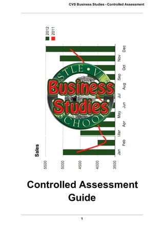 CVS Business Studies ­ Controlled Assessment




Controlled Assessment
         Guide
              1
 