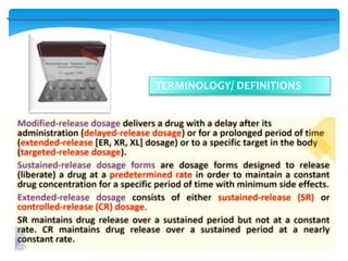 Controlled drug delivery system Part 1 | PPTX