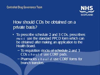 Safer Management and Use of Controlled Drugs | PPT