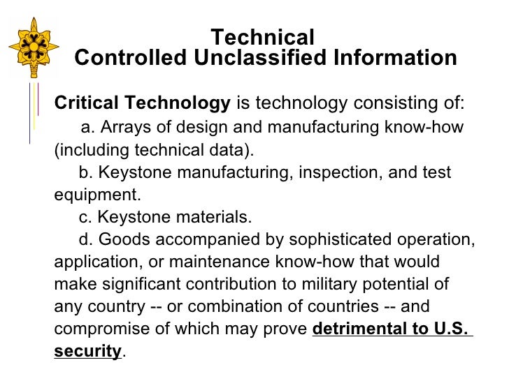 Controlled unclassified information