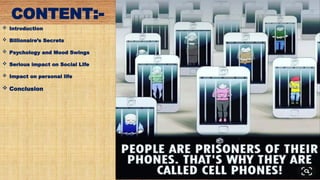 Who control you ,you or your mobile ask yourself | PPT