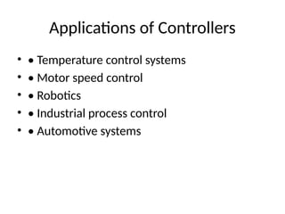Comprehensive Overview of Controllers in Control Systems: Types ...