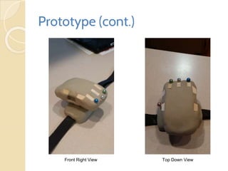 Prototype (cont.)
Front Right View Top Down View
 