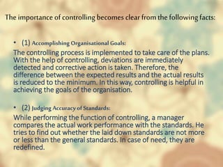 Controlling in management | PPTX