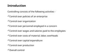 Controlling Related to Nursing Management | PPTX