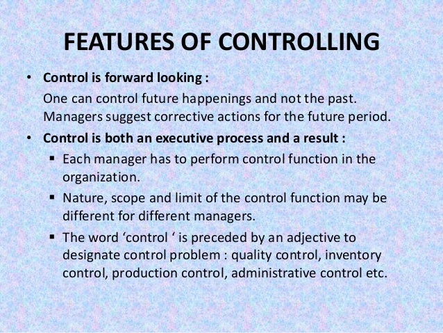 Controlling 2