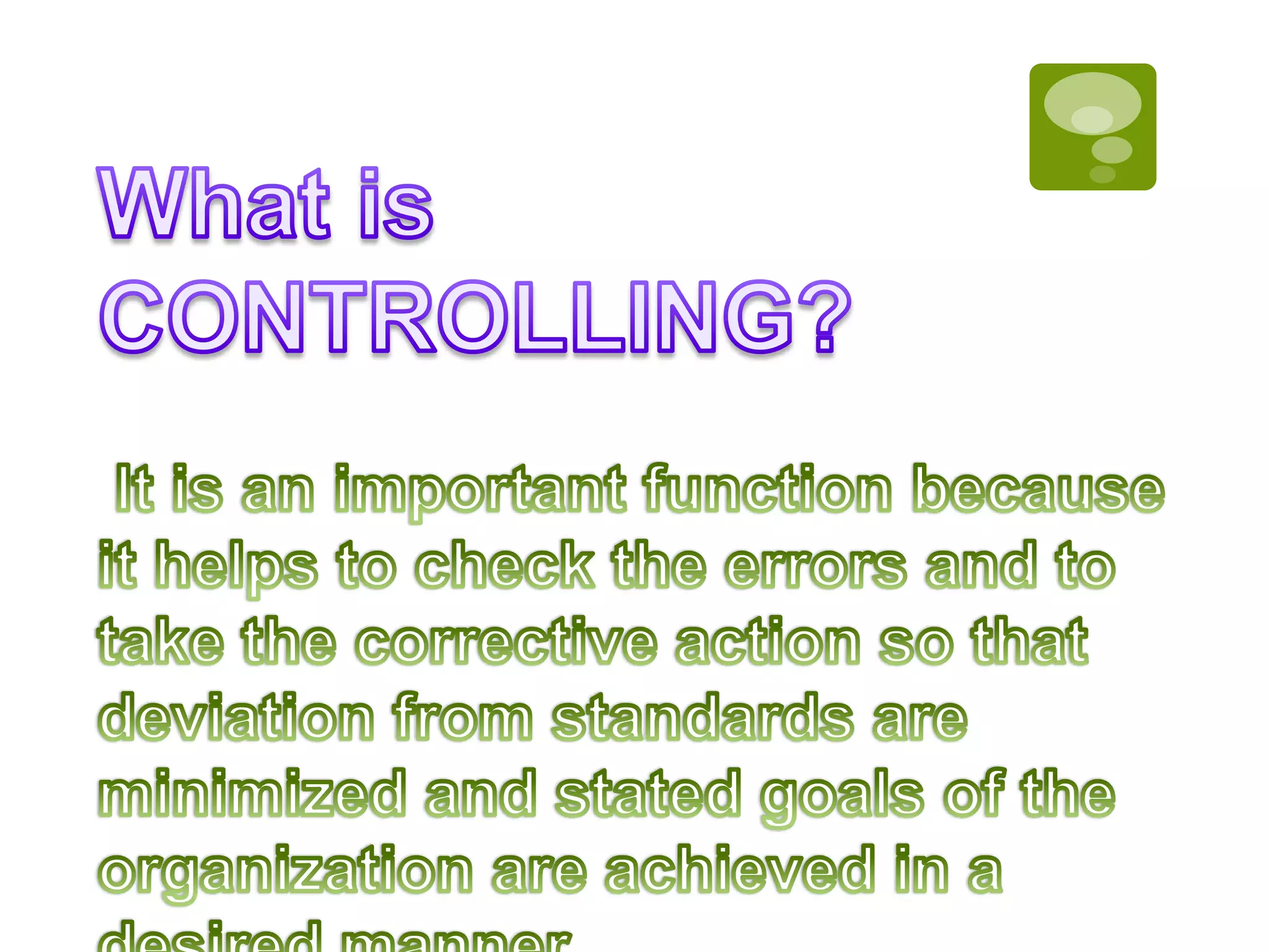 Controlling and Organizational Change (Principles of Management) | PPTX