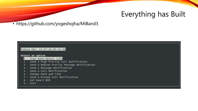 Controlling Bluetooth Low Energy Devices | PPT