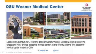 #AribaLIVE @ariba
OSU Wexner Medical Center
© 2015 Ariba – an SAP company. All rights reserved.11
Located in Columbus, OH, The Ohio State University Wexner Medical Center is one of the
largest and most diverse academic medical centers in the country and the only academic
medical center in central Ohio
 