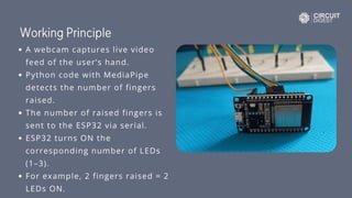 Hand Gesture Recognition using ESP32 and Python | PPT
