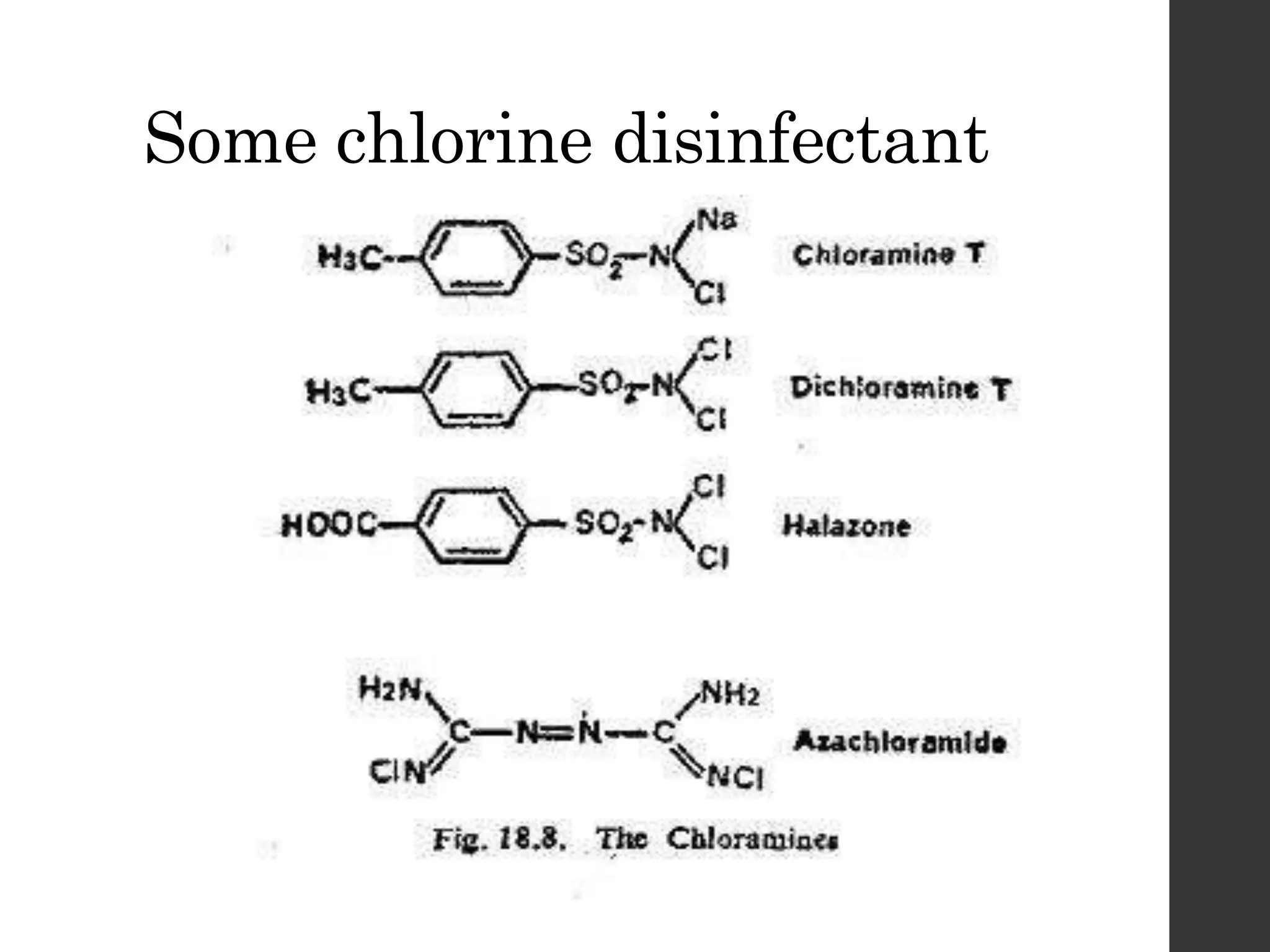Some chlorine disinfectant
 